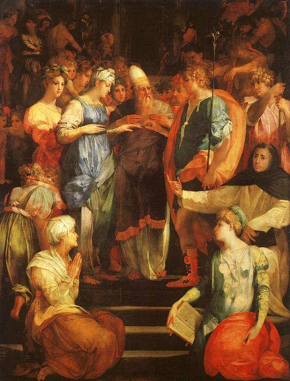 Rosso Fiorentino Marriage of The Virgin oil painting image